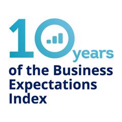 10 years of the Business Expectations Index - Československá obchodní banka with Bison & Rose