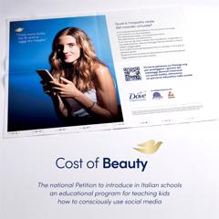 Cost of beauty - Unilever, brand Dove  with 