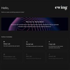 Pro Agency of the Future - Hatched by AI - designed and owned by ewing with Ewing s. r. o.