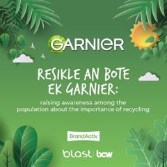 Resikle an bote ek Garnier - BrandActiv with Blast BCW
