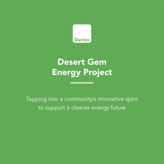 Tapping into a community’s innovative spirit to support a cleaner energy future - Origis Energy LLC with 
