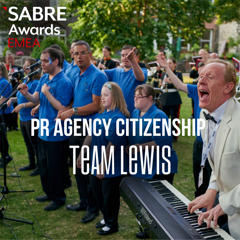 Team Lewis: PR Agency Citizenship  - Team Lewis with 