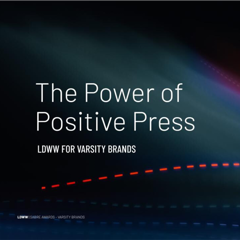 The Power of Positive Press - Varsity Brands with 