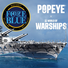 World of Warships’s World Ocean Day collaboration with Popeye the Sailor Man - World of Warships with Swipe Right